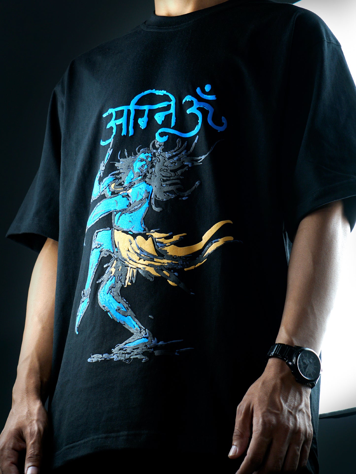 SHIVA TSHIRT IN BLACK