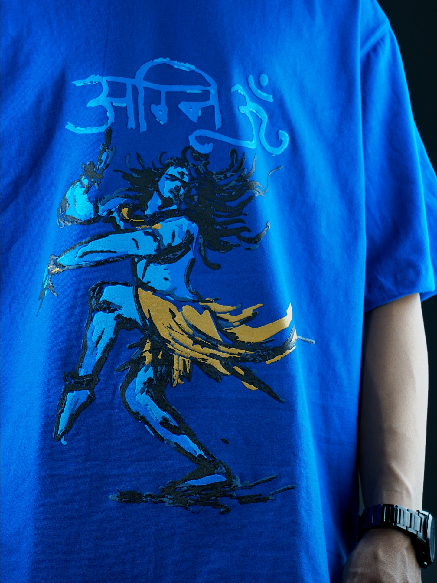 SHIVA TSHIRT IN BLUE