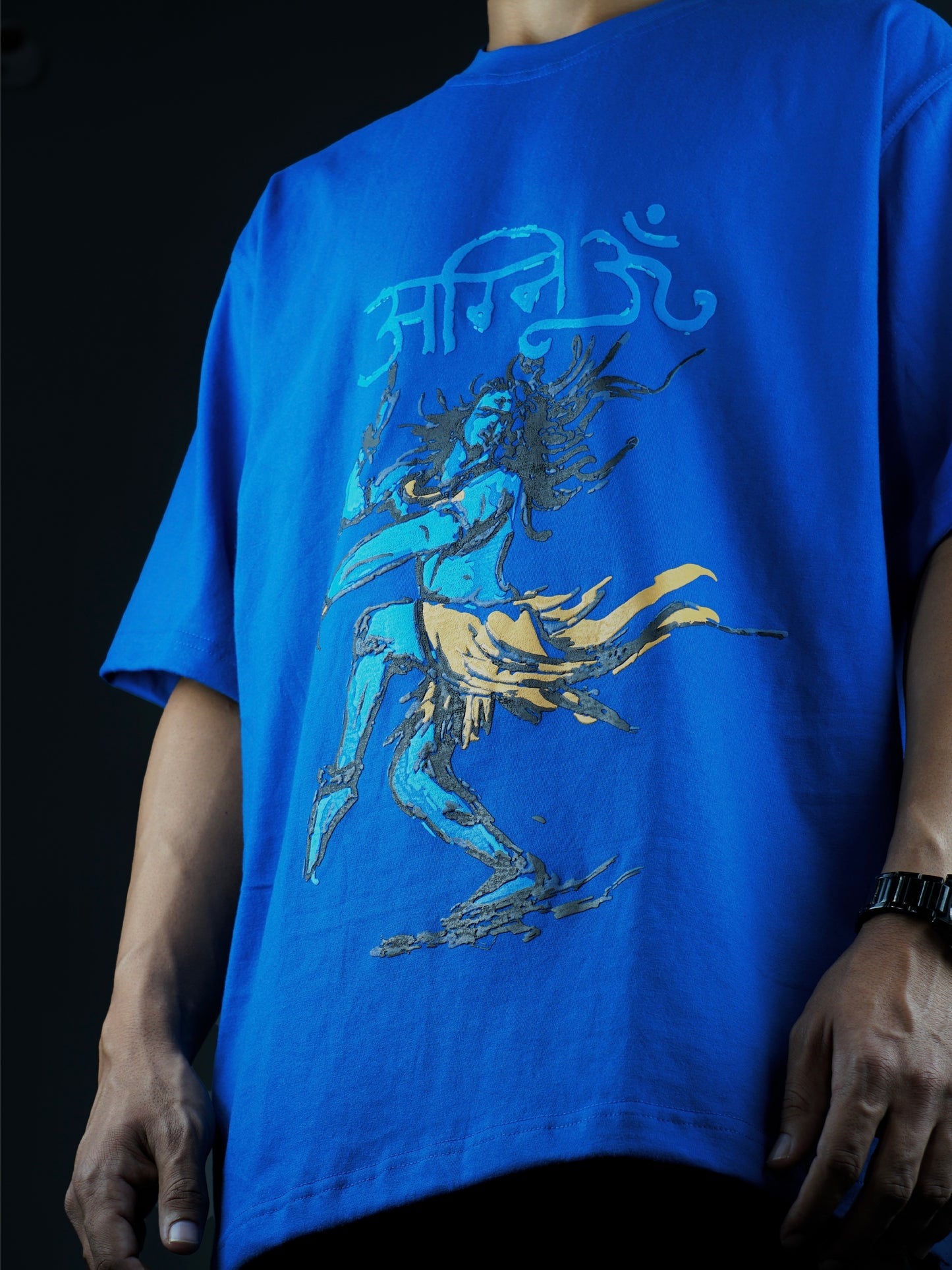 SHIVA TSHIRT IN BLUE