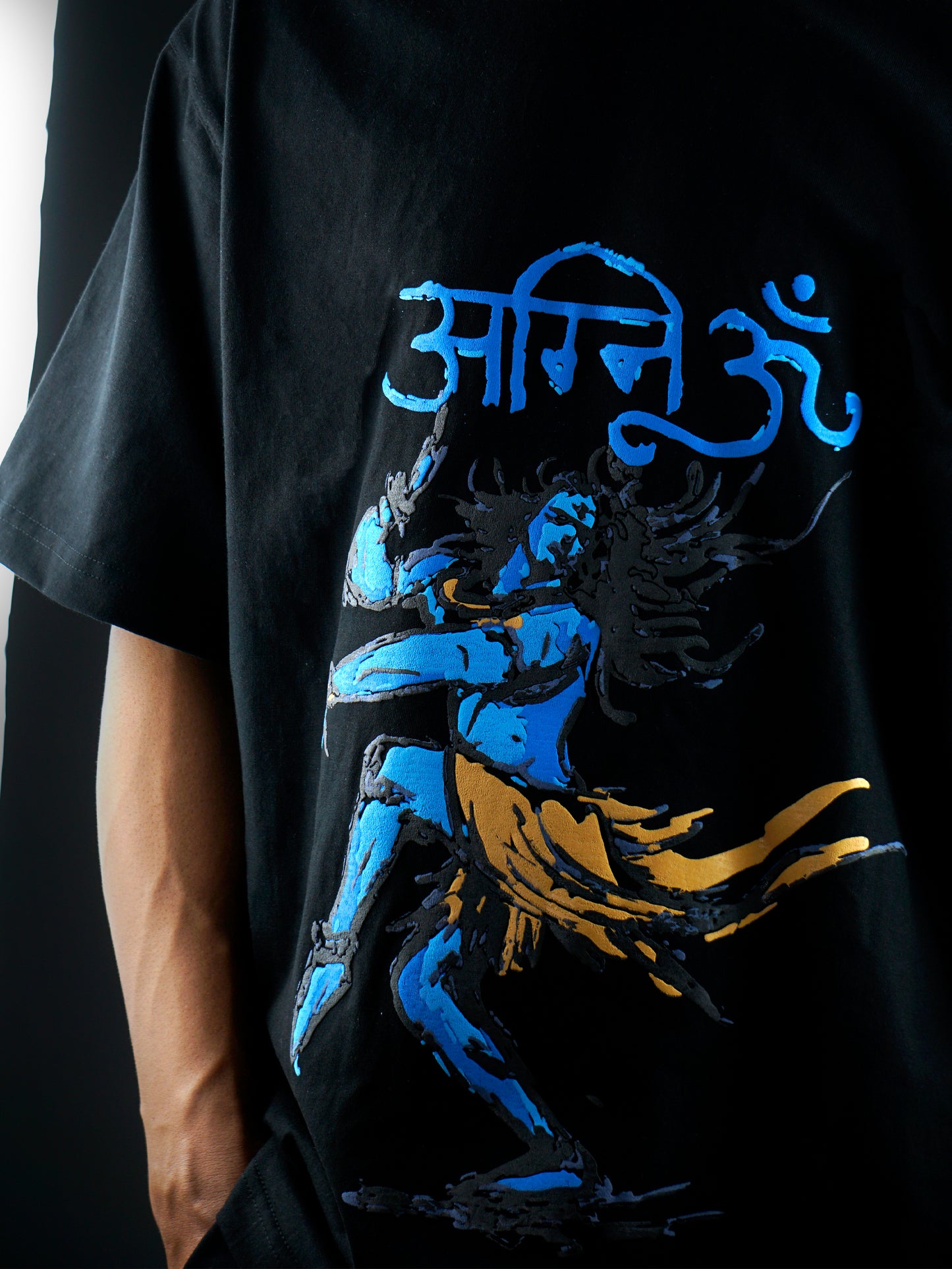 SHIVA TSHIRT IN BLACK