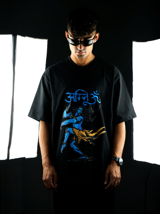 SHIVA TSHIRT IN BLACK