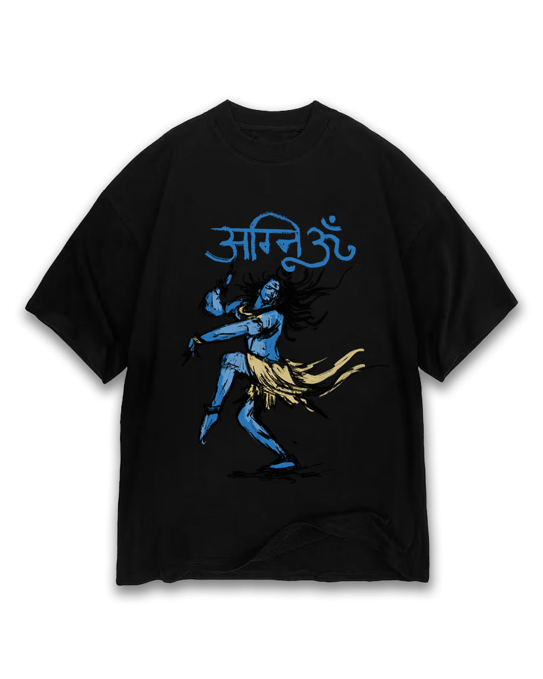 SHIVA TSHIRT IN BLACK