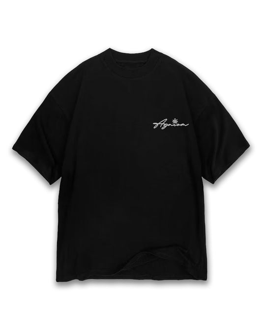 AGNIOM BASIC BLACK TSHIRT